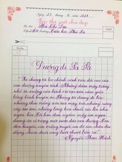 Hội thi viết chữ đẹp