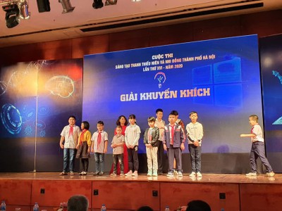 Kết quả cuộc thi " Sáng tạo trẻ Thủ đô lần thứ 16" của trường Tiểu học Phú La.