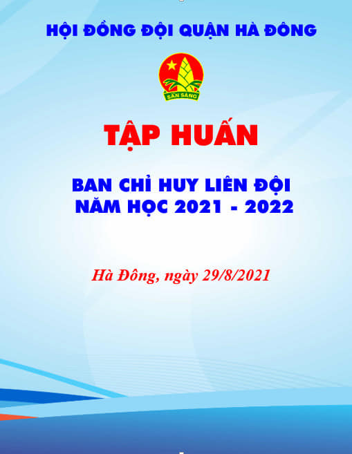 Chương trình Tập huấn Ban chấp hành Liên Đội