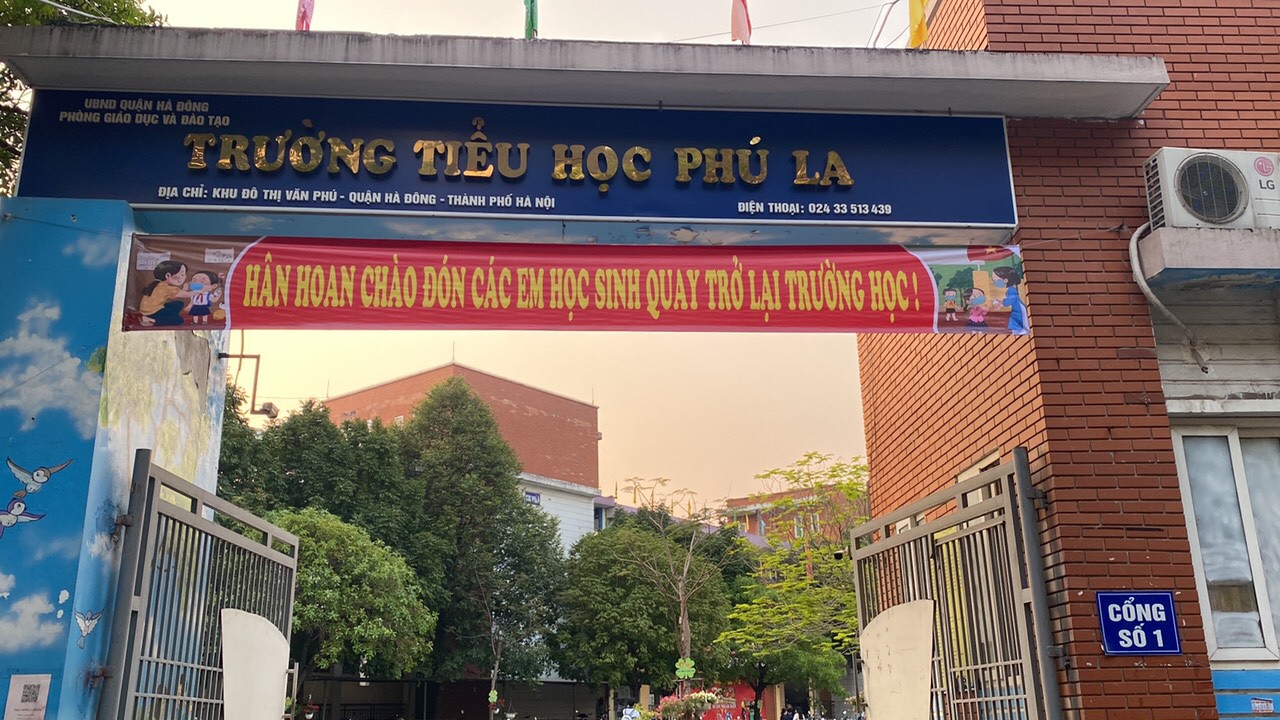 Trường Tiểu học Phú La sẵn sàng chào đón các em học sinh quay trở lại trường.