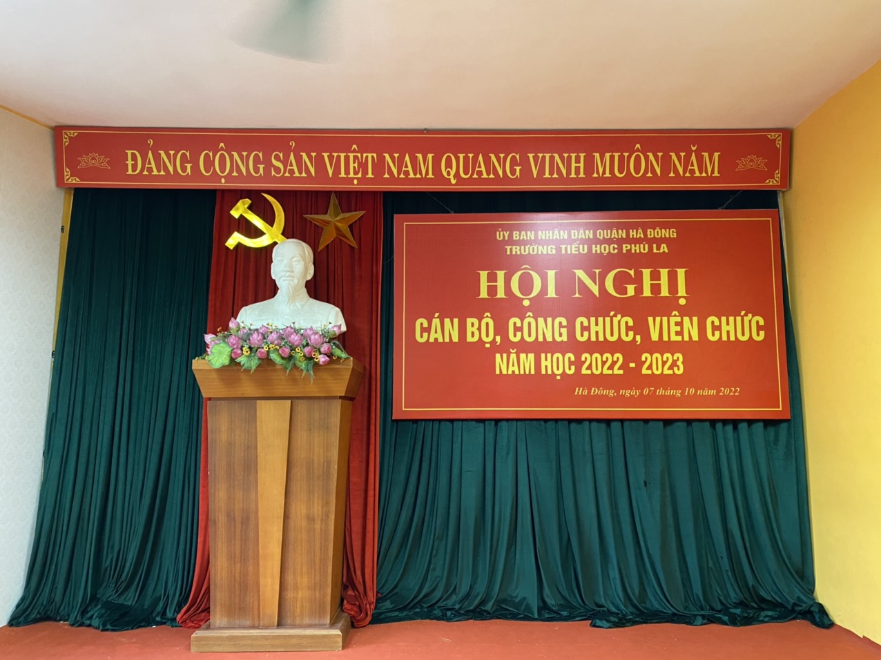 HỘI NGHỊ CÁN BỘ, CÔNG CHỨC, VIÊN CHỨC TRƯỜNG TIỂU HỌC PHÚ LA NĂM HỌC 2022 - 2023
